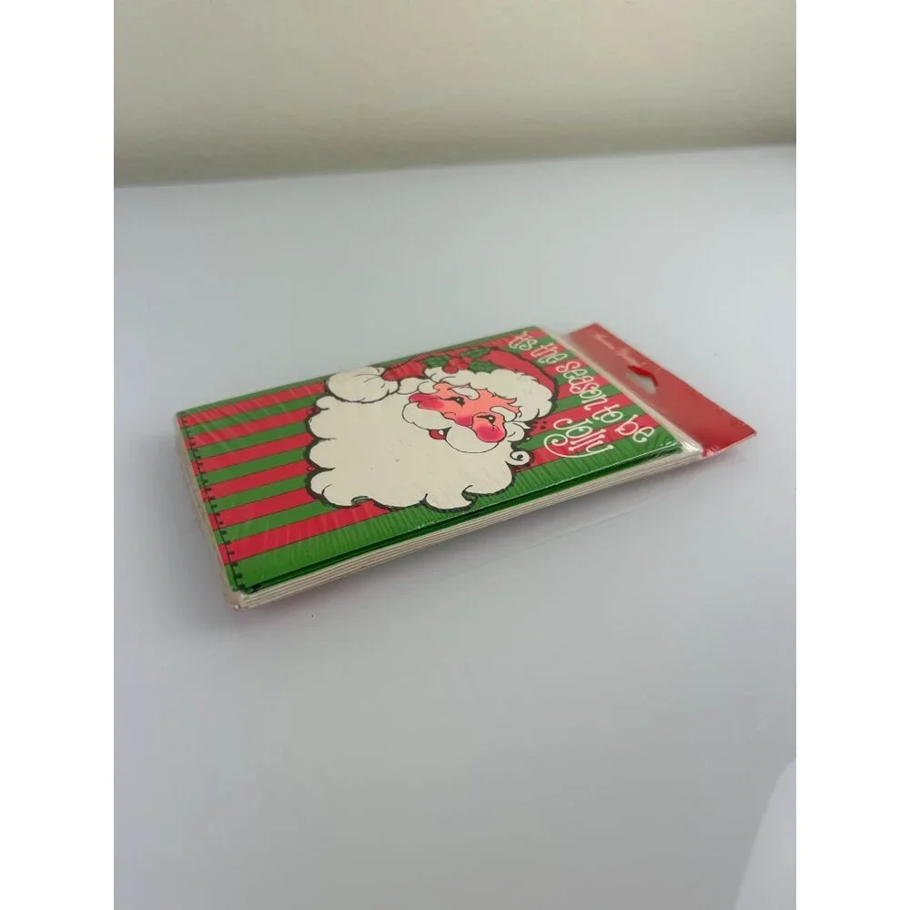 Vintage American Greetings Christmas Party Invitations Santa 8 Invitations